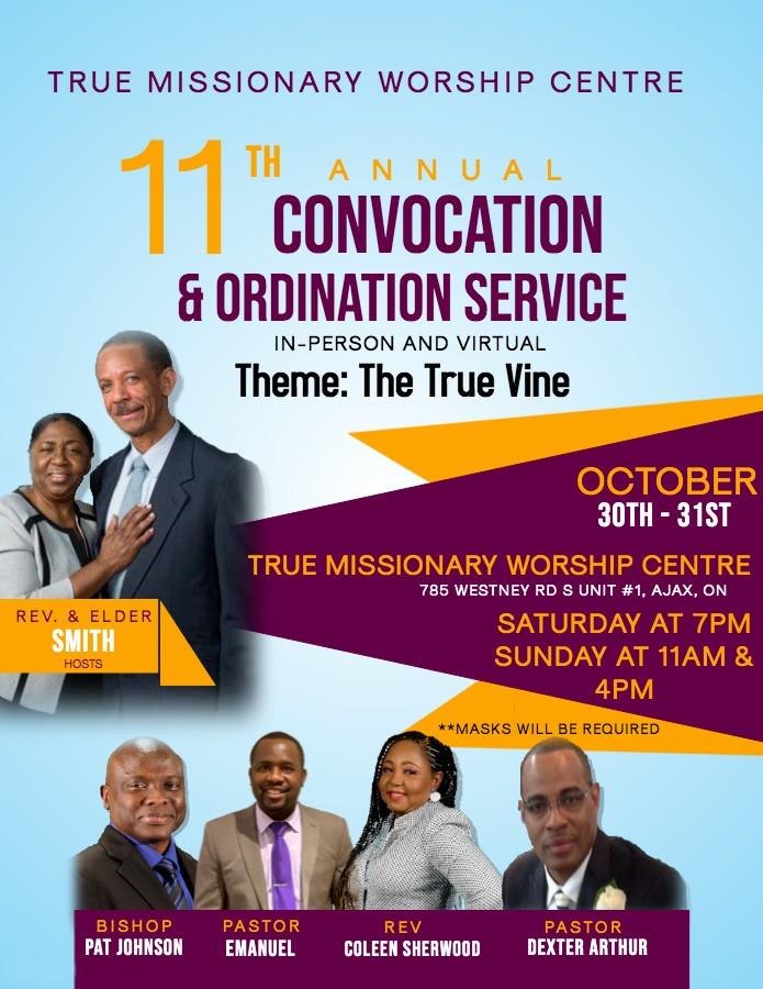 11th Annual Annual Convocation and Ordination Service